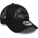 czapka-trucker-czarna-regulowana-z-szarym-logo-9forty-los-angeles-lakers-nba-new-era