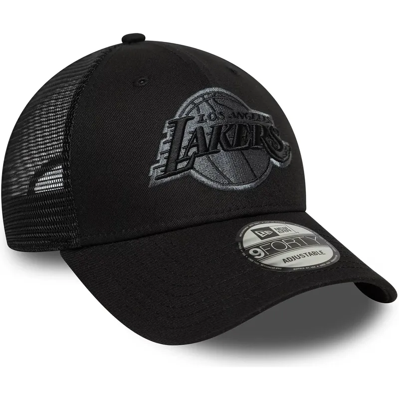 kepure-islenkta-juoda-reguliuojamas-9forty-los-angeles-lakers-nba-new-era