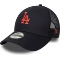 kepure-islenkta-tamsiai-melyna-reguliuojamas-vaikams-9forty-homefield-los-angeles-dodgers-mlb-new-era