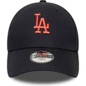 kepure-islenkta-tamsiai-melyna-reguliuojamas-vaikams-9forty-homefield-los-angeles-dodgers-mlb-new-era