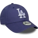 czapka-z-zakrzywionym-daszkiem-w-kolorze-fioletowym-regulowana-dla-dzieci-9forty-league-essential-los-angeles-dodgers-mlb-od-new