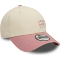 new-era-curved-brim-9forty-contrast-red-bull-racing-formula-1-beige-and-pink-adjustable-cap