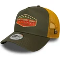 zielono-zolta-czapka-truckerka-a-frame-cotton-patch-od-new-era