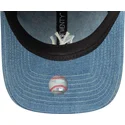 kepure-islenkta-melyna-reguliuojamas-9twenty-denim-new-york-yankees-mlb-new-era