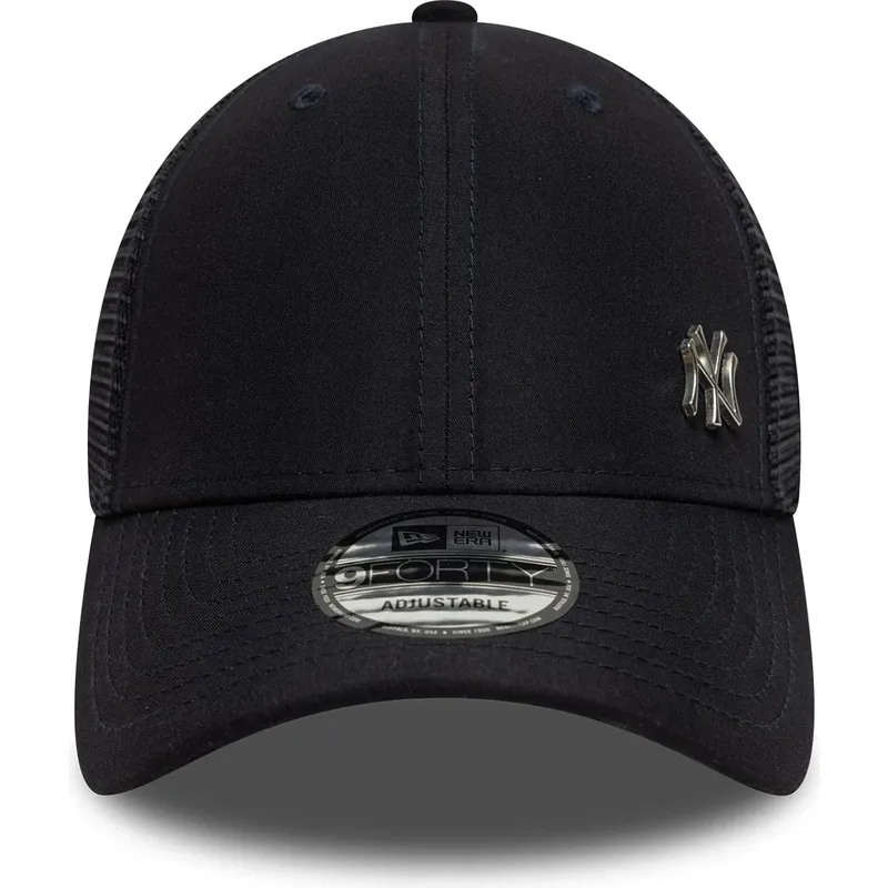 kepure-islenkta-tamsiai-melyna-reguliuojamas-9forty-flawless-new-york-yankees-mlb-new-era