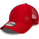 czerwona-regulowana-czapka-trucker-9forty-flawless-new-york-yankees-mlb-od-new-era