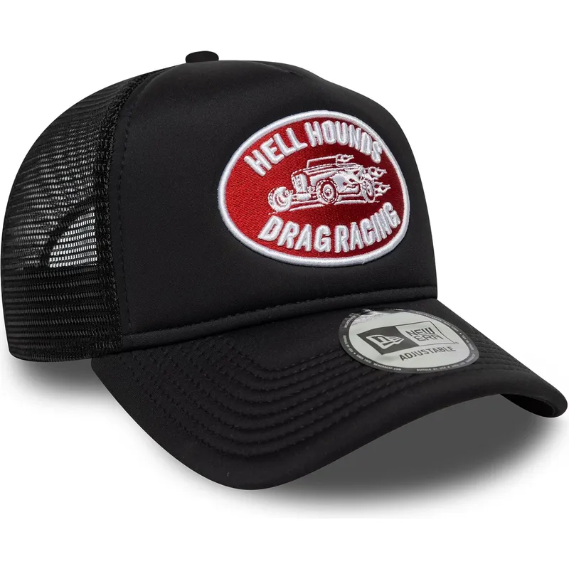 czapka-trucker-czarna-a-frame-graphic-patch-new-era