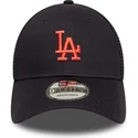 new-era-red-logo-9forty-homefield-los-angeles-dodgers-mlb-navy-blue-adjustable-trucker-hat