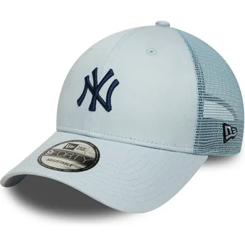 Kepurė išlenkta vilkikas mėlyna reguliuojama juostelė 9FORTY Homefield New York Yankees MLB New Era