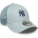 kepure-islenkta-vilkikas-melyna-reguliuojama-juostele-9forty-homefield-new-york-yankees-mlb-new-era