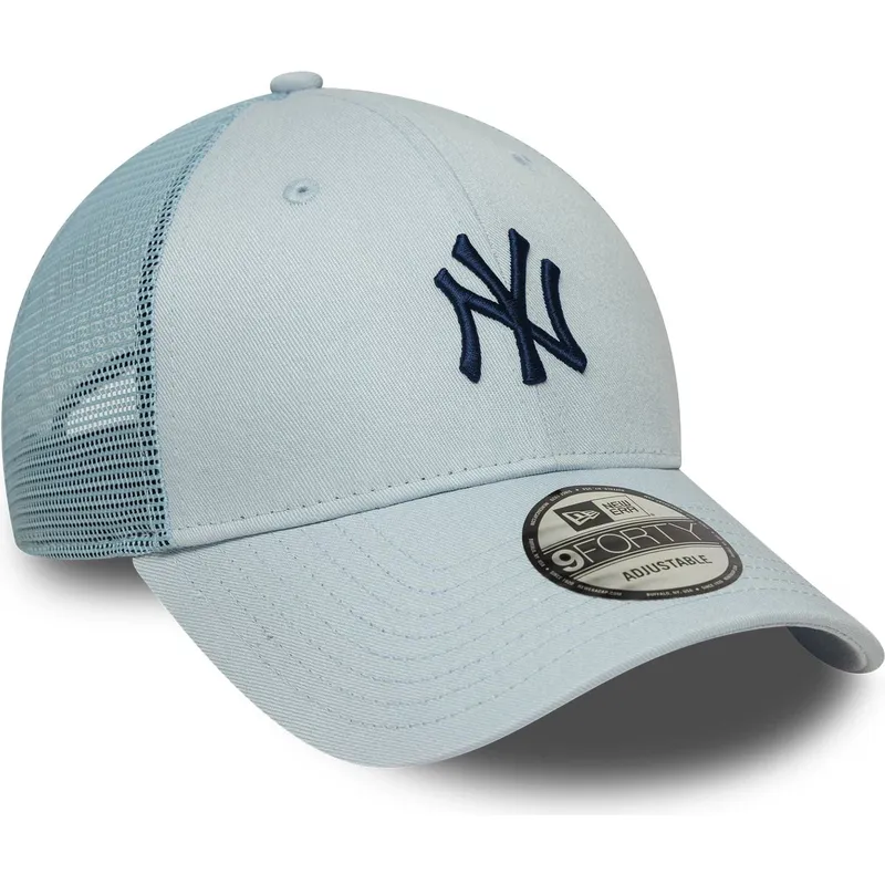 kepure-islenkta-melyna-reguliuojamas-9forty-homefield-new-york-yankees-mlb-new-era