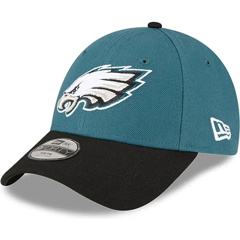 cap-islenkta-green-adjustable-strap-vaikams-9forty-the-league-philadelphia-eagles-nfl-new-era