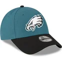 kepure-islenkta-zalia-reguliuojama-juostele-vaikams-9forty-the-league-philadelphia-eagles-nfl-new-era
