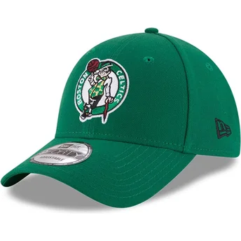 Zielona zakrzywiona czapka regulowana dla dzieci 9FORTY The League Boston Celtics NBA od New Era