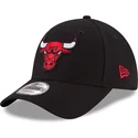 czarna-zakrzywiona-regulowana-czapka-dziecieca-9forty-the-league-chicago-bulls-nba-od-new-era