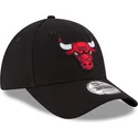 czarna-zakrzywiona-regulowana-czapka-dziecieca-9forty-the-league-chicago-bulls-nba-od-new-era