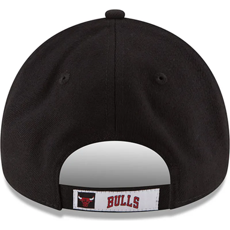 kepure-islenkta-juoda-reguliuojama-juostele-vaikams-9forty-the-league-chicago-bulls-nba-new-era