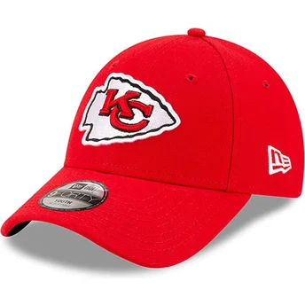 Kepurė išlenkta raudona reguliuojama juostelė vaikams 9FORTY The League Kansas City Chiefs NFL New Era