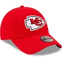kepure-islenkta-raudona-reguliuojama-juostele-vaikams-9forty-the-league-kansas-city-chiefs-nfl-new-era