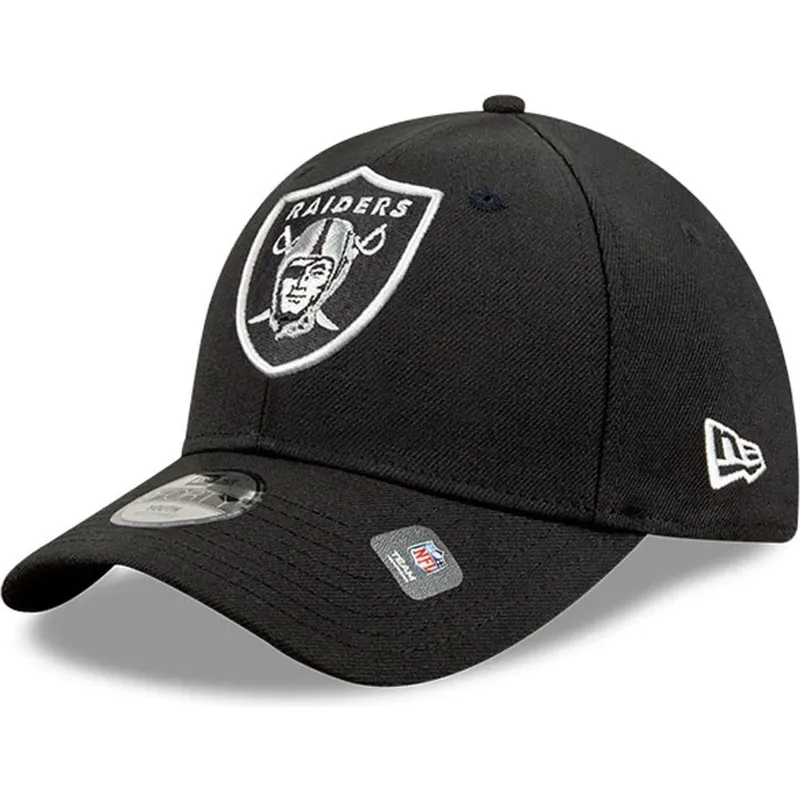 czapka-z-daszkiem-czarna-regulowana-dla-dziecka-9forty-the-league-las-vegas-raiders-nfl-new-era