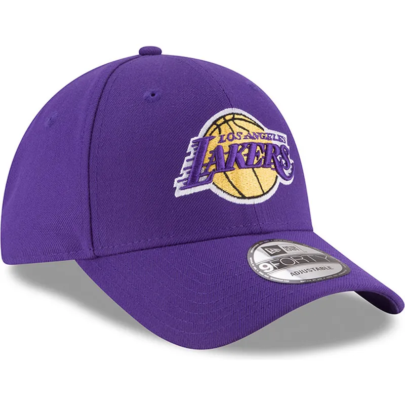 fioletowa-regulowana-czapka-z-daszkiem-dla-dzieci-9forty-the-league-los-angeles-lakers-nba-new-era