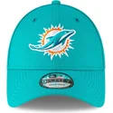 kepure-islenkta-melyna-reguliuojamas-vaikams-9forty-the-league-miami-dolphins-nfl-new-era