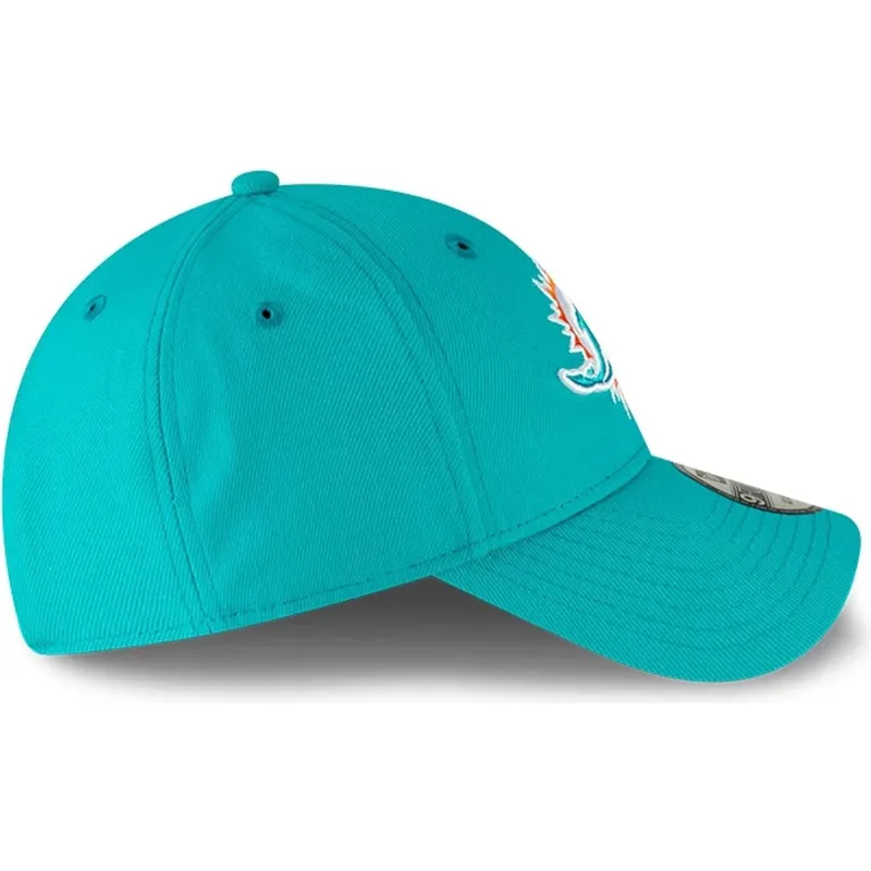 kepure-islenkta-melyna-reguliuojamas-vaikams-9forty-the-league-miami-dolphins-nfl-new-era