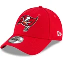 czerwona-zakrzywiona-regulowana-czapka-dziecieca-9forty-the-league-tampa-bay-buccaneers-nfl-od-new-era