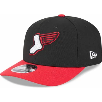Czapka z daszkiem zakrzywionym czerwona i czarna snapback 9SEVENTY Stretch Snap City Connect Chicago White Sox MLB od New Era
