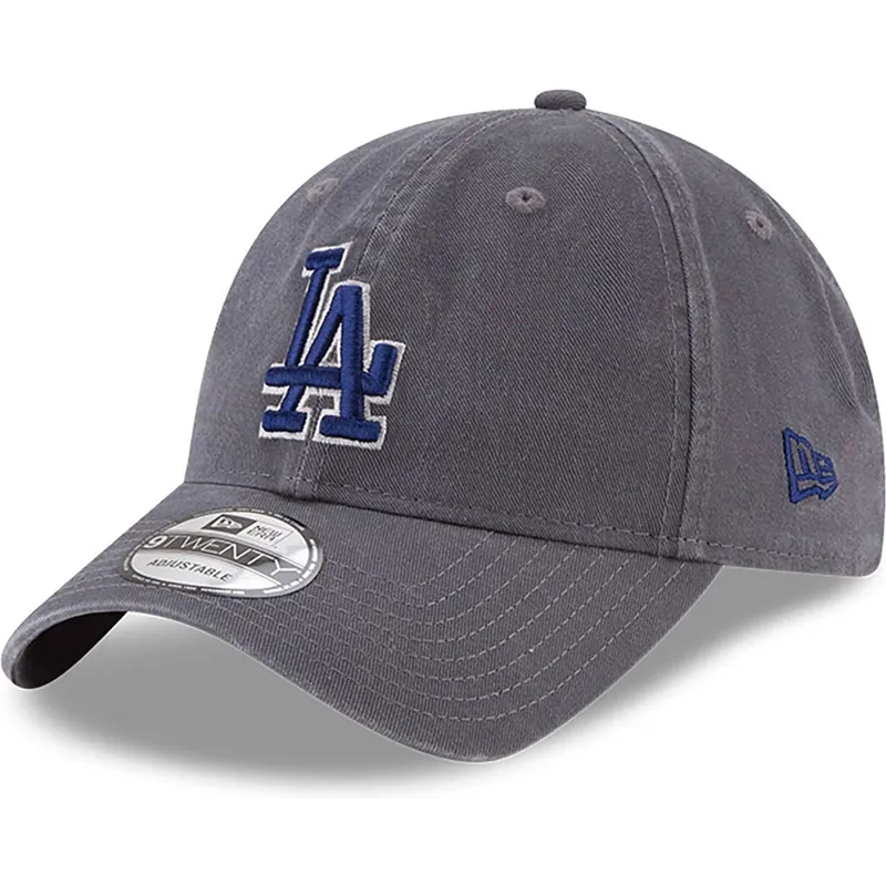 cap-islenkta-gray-adjustable-strap-9twenty-core-classic-los-angeles-dodgers-mlb-new-era