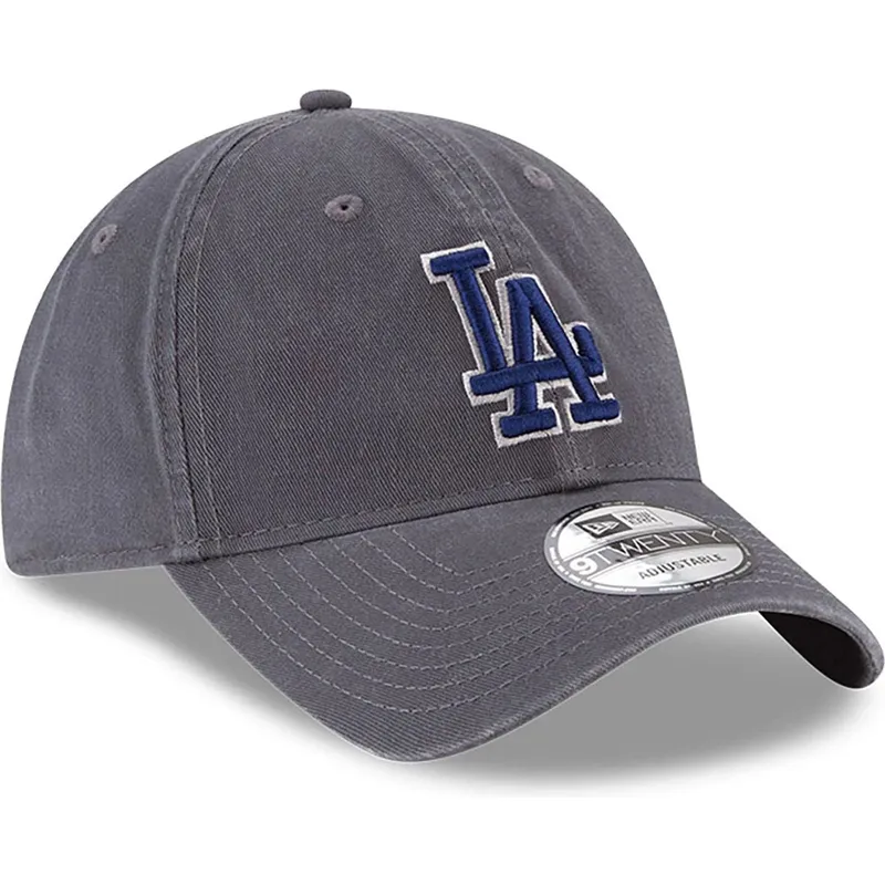 kepure-islenkta-pilka-reguliuojama-juostele-9twenty-core-classic-los-angeles-dodgers-mlb-new-era