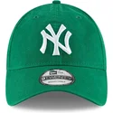 zielona-zakrzywiona-czapka-regulowana-9twenty-core-classic-new-york-yankees-mlb-od-new-era