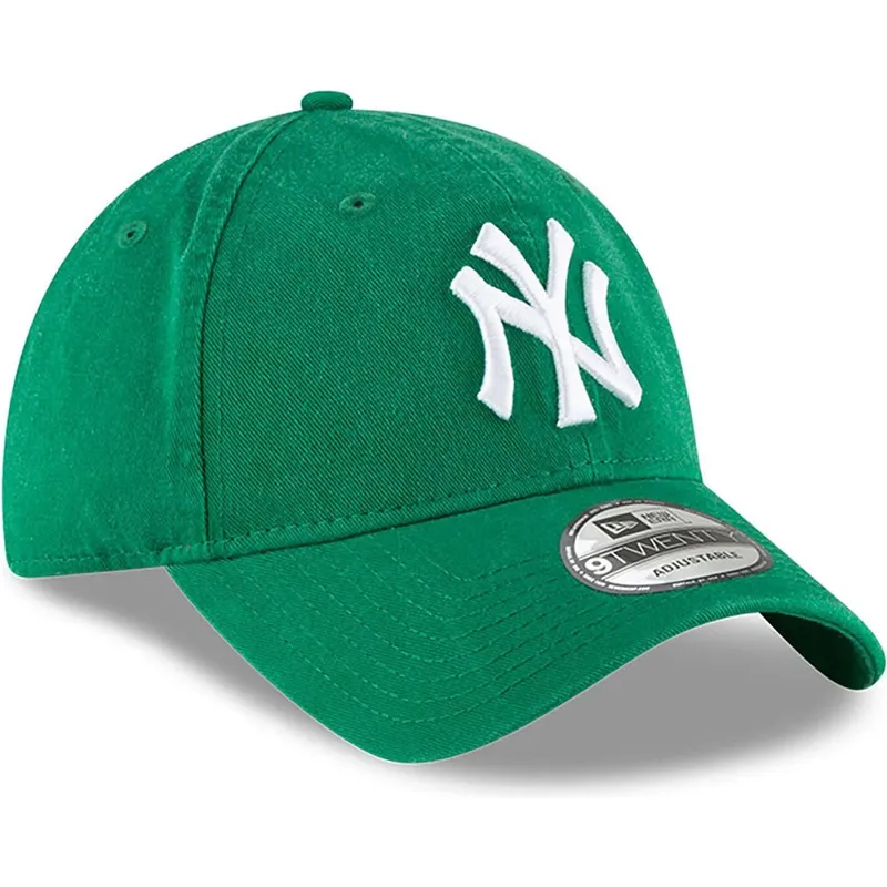 kepure-islenkta-zalia-reguliuojama-juostele-9twenty-core-classic-new-york-yankees-mlb-new-era