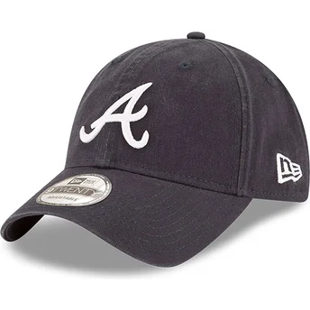 Kepurė išlenkta tamsiai mėlyna reguliuojama juostelė 9TWENTY Core Classic Atlanta Braves MLB New Era