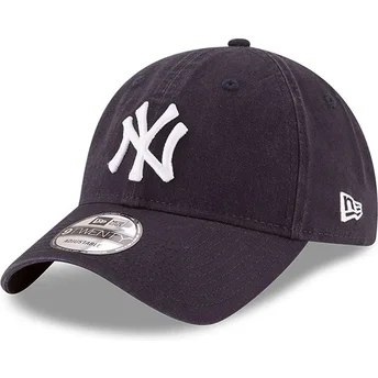 Kepurė išlenkta tamsiai mėlyna reguliuojama juostelė 9TWENTY Core Classic New York Yankees MLB New Era