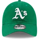 cap-islenkta-green-adjustable-strap-9twenty-core-classic-oakland-athletics-mlb-new-era