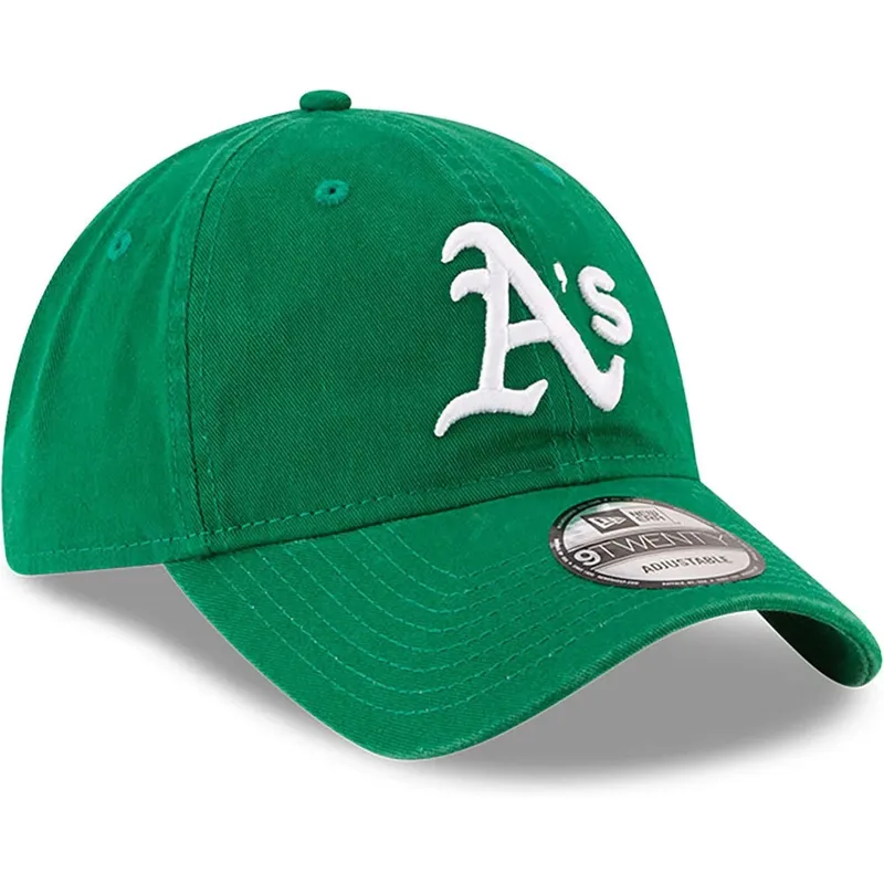 cap-islenkta-green-adjustable-strap-9twenty-core-classic-oakland-athletics-mlb-new-era