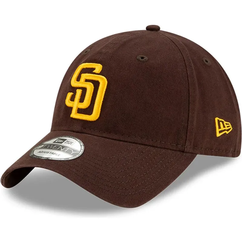 kepure-islenkta-ruda-reguliuojamas-9twenty-core-classic-san-diego-padres-mlb-new-era