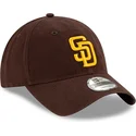 new-era-curved-brim-9twenty-core-classic-san-diego-padres-mlb-brown-adjustable-cap