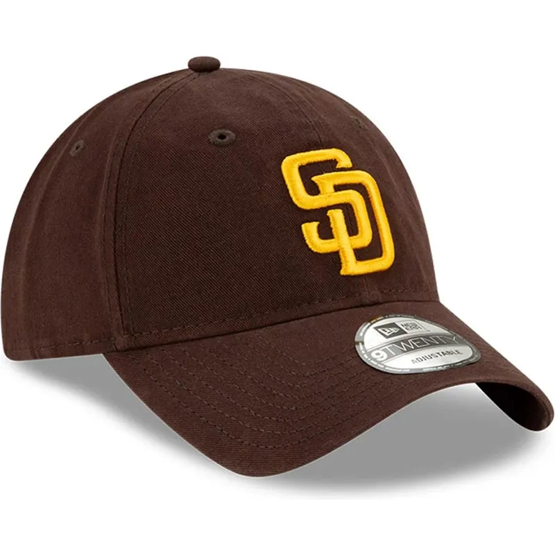 kepure-islenkta-ruda-reguliuojamas-9twenty-core-classic-san-diego-padres-mlb-new-era