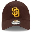 new-era-curved-brim-9twenty-core-classic-san-diego-padres-mlb-brown-adjustable-cap