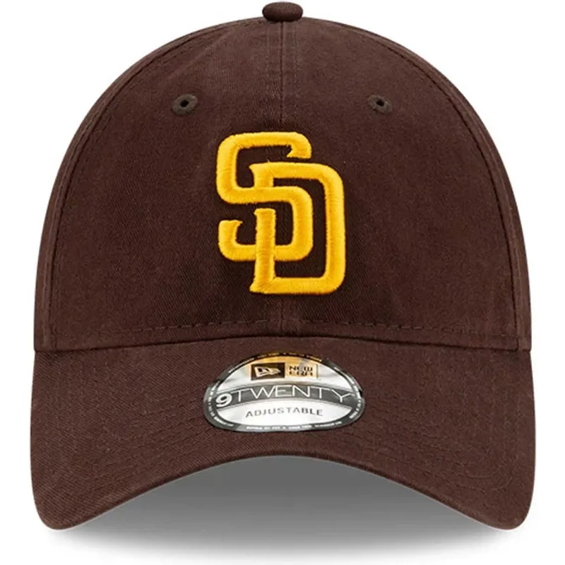 kepure-islenkta-ruda-reguliuojamas-9twenty-core-classic-san-diego-padres-mlb-new-era