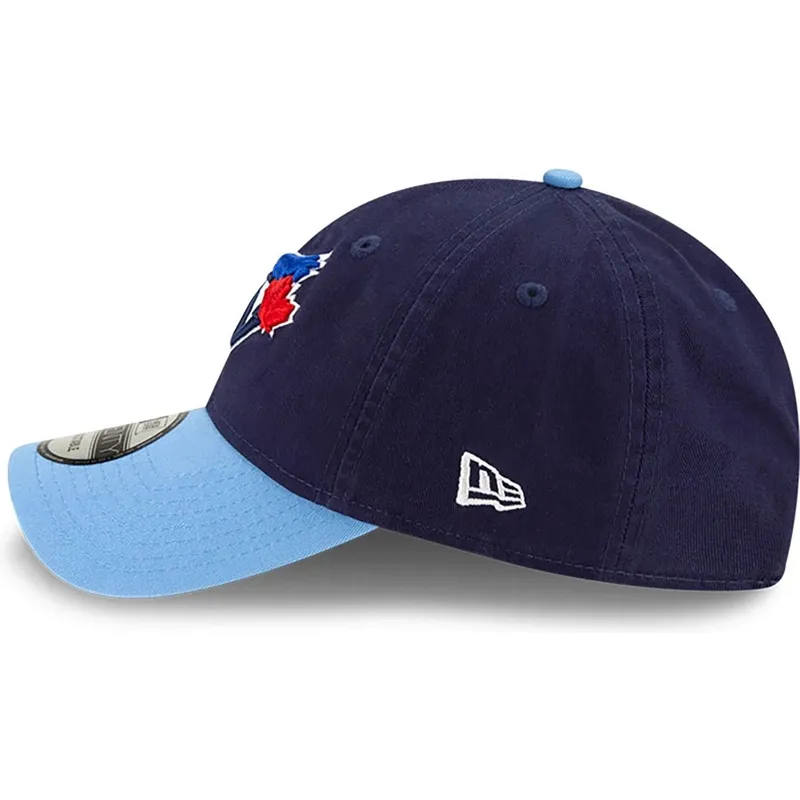 kepure-islenkta-tamsiai-melyna-reguliuojamas-9twenty-core-classic-toronto-blue-jays-mlb-new-era