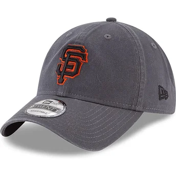 Regulowana szara czapka z daszkiem 9TWENTY Core Classic San Francisco Giants MLB od New Era