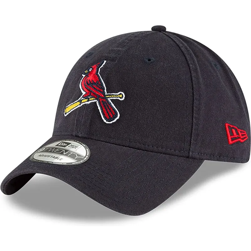 kepure-islenkta-tamsiai-melyna-reguliuojama-juostele-9twenty-core-classic-st-louis-cardinals-mlb-new-era