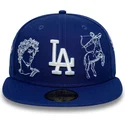 kepure-plokscia-melyna-priglundanti-59fifty-mythical-los-angeles-dodgers-mlb-new-era