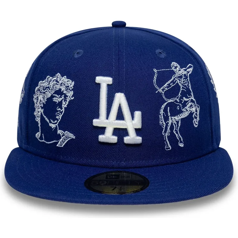 kepure-plokscia-melyna-priglundanti-59fifty-mythical-los-angeles-dodgers-mlb-new-era