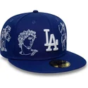 kepure-plokscia-melyna-priglundanti-59fifty-mythical-los-angeles-dodgers-mlb-new-era