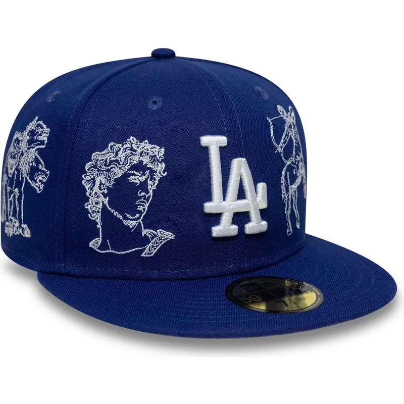kepure-plokscia-melyna-priglundanti-59fifty-mythical-los-angeles-dodgers-mlb-new-era