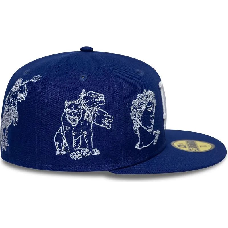 kepure-plokscia-melyna-priglundanti-59fifty-mythical-los-angeles-dodgers-mlb-new-era